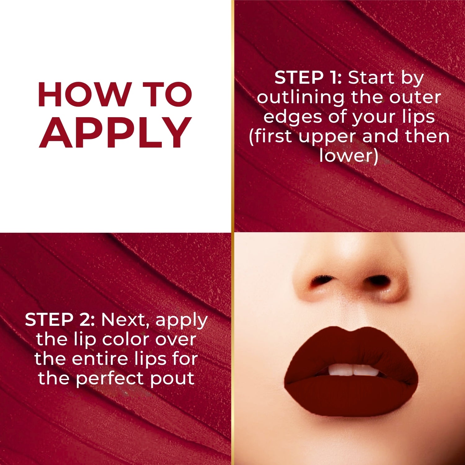 Super Lustrous Intense Matte Liquid Lip Color, 12HR Long Stay, Smudge-Proof & Transfer-Proof (5ml)