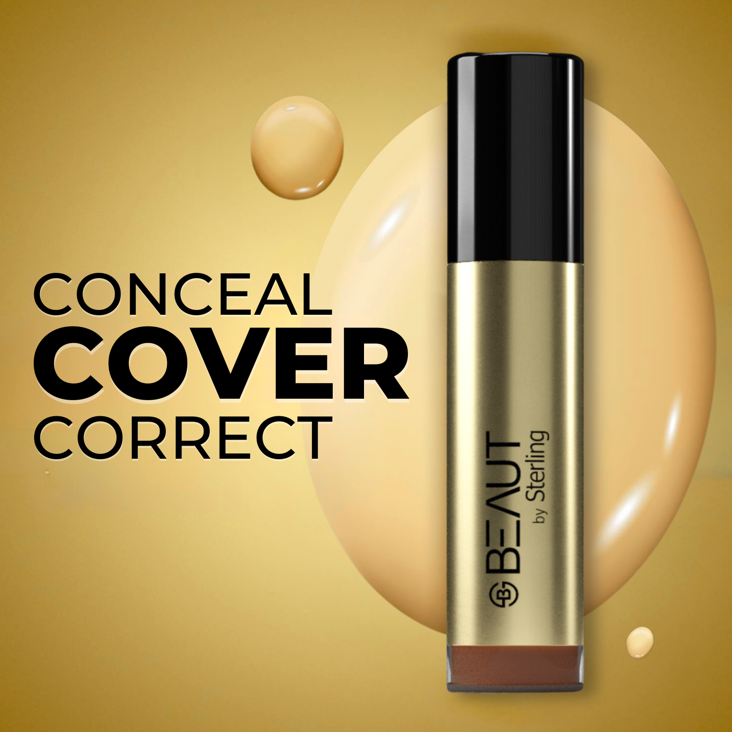 Lightweight Liquid Concealer for Face Makeup with Medium-High Coverage, Conceals Under Eyes & Blemishes, Radiant Natural Finish (6 g)