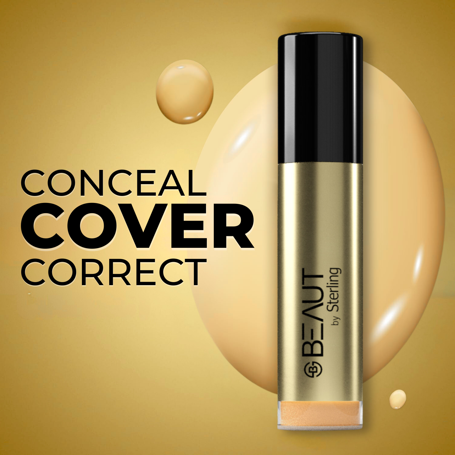 Lightweight Liquid Concealer for Face Makeup with Medium-High Coverage, Conceals Under Eyes & Blemishes, Radiant Natural Finish (6 g)