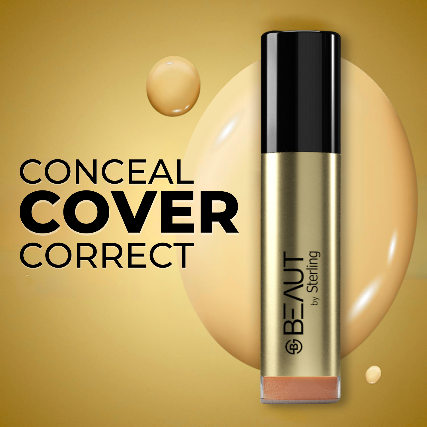 Lightweight Liquid Concealer for Face Makeup with Medium-High Coverage, Conceals Under Eyes & Blemishes, Radiant Natural Finish (6 g)