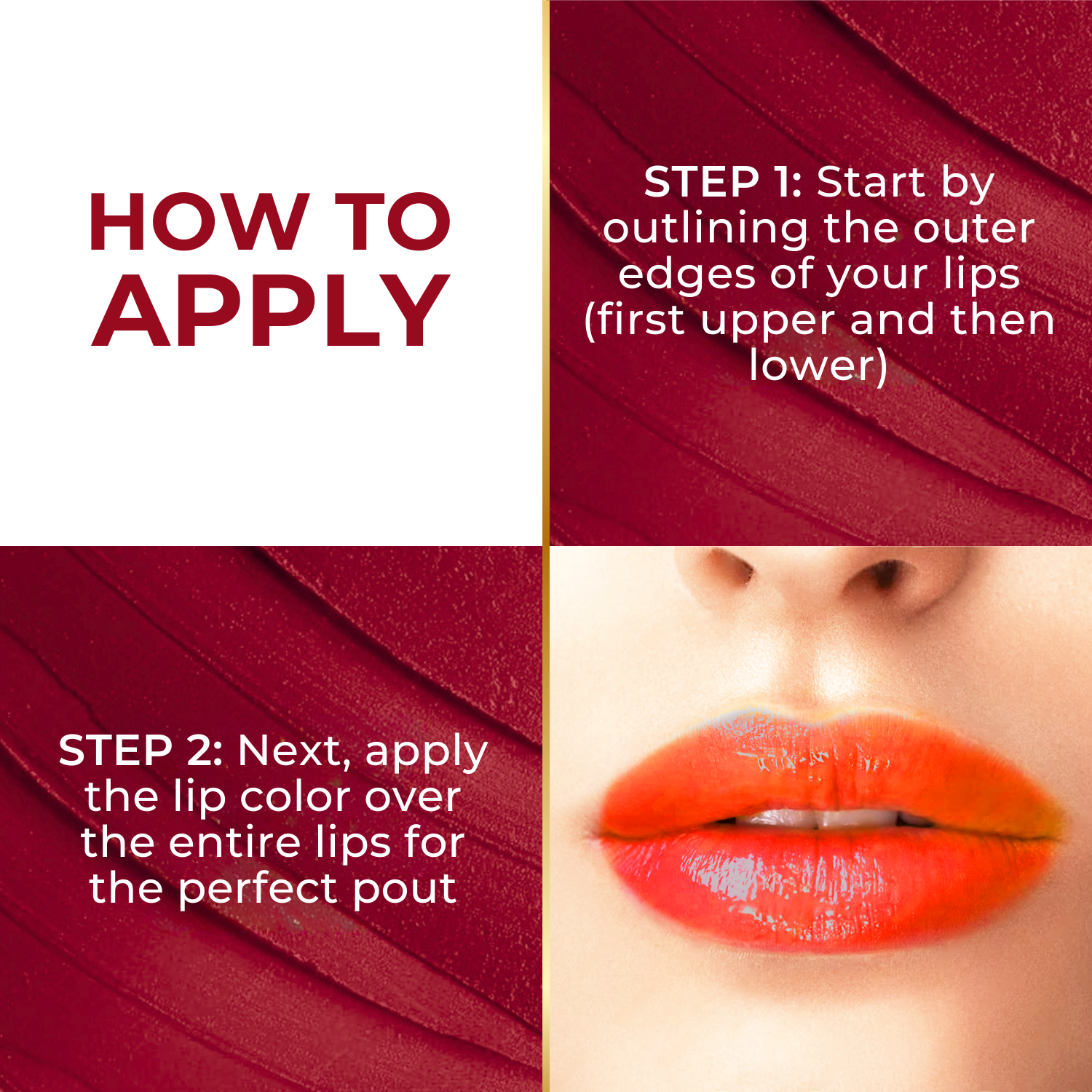Super Lustrous Intense Glossy Liquid Lip Color, 12HR Long Stay, Smudge-Proof & Transfer-Proof (5 ml)