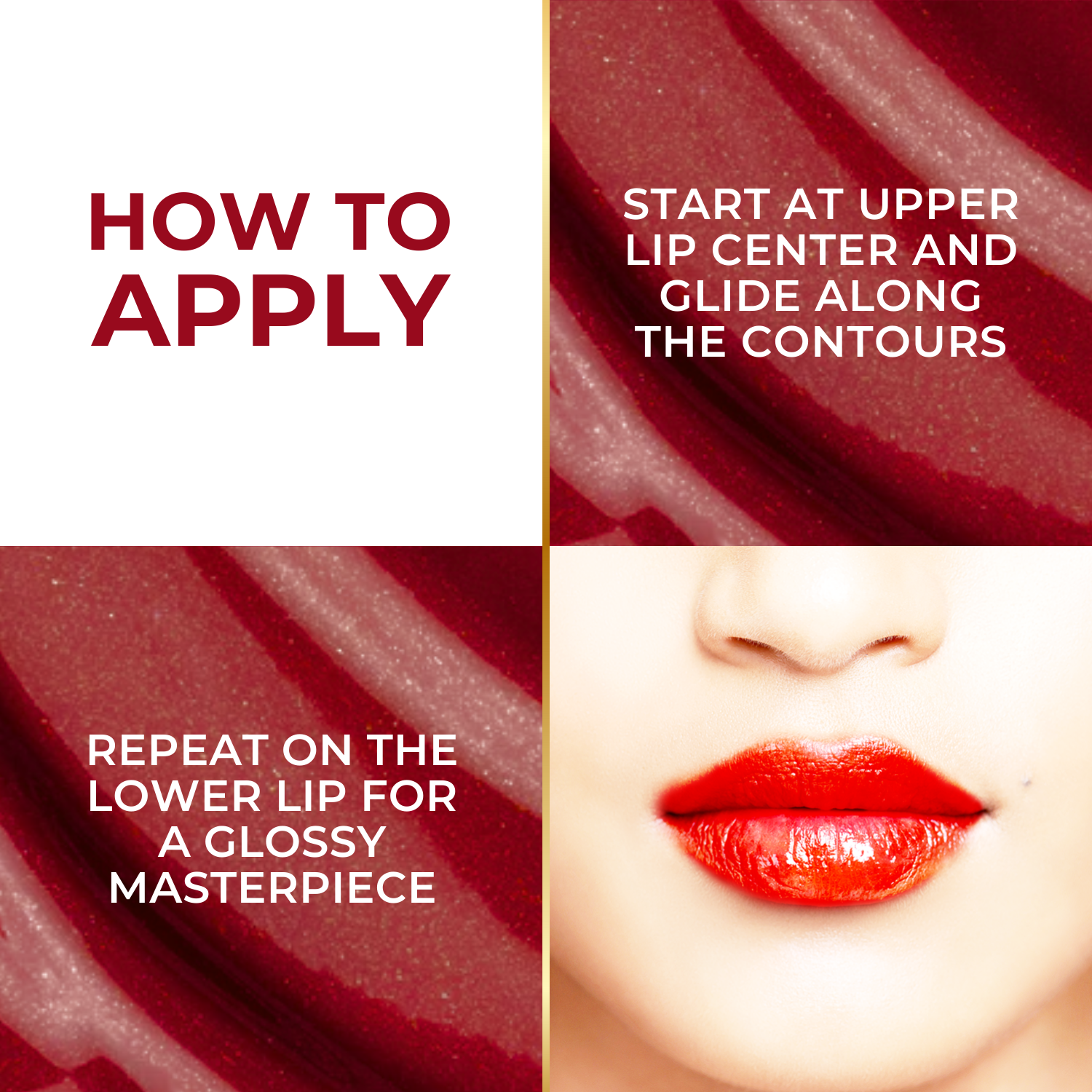 Super Lustrous Intense Glossy Lipstick, 12HR Long Stay, Smudge-Proof & Transfer-Proof (4 g)