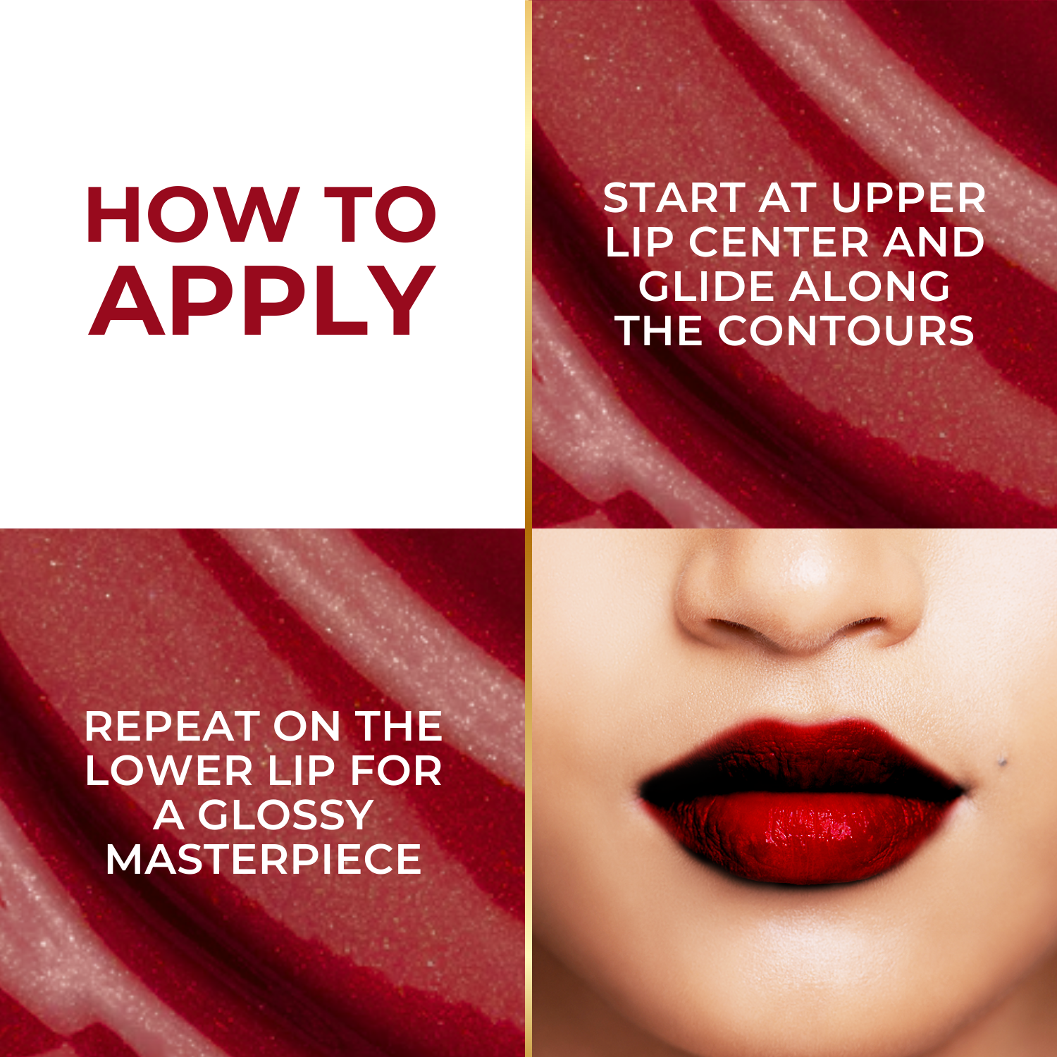 Super Lustrous Intense Glossy Lipstick, 12HR Long Stay, Smudge-Proof & Transfer-Proof (4 g)