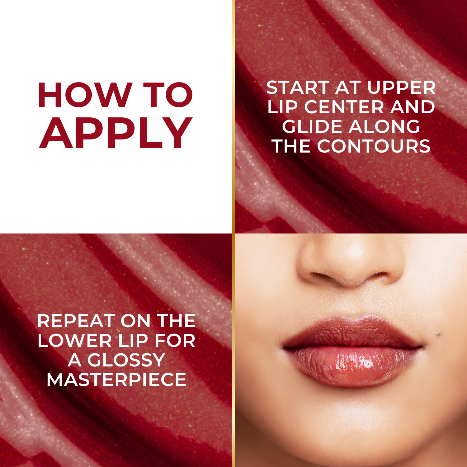 Super Lustrous Intense Glossy Lipstick, 12HR Long Stay, Smudge-Proof & Transfer-Proof (4 g)