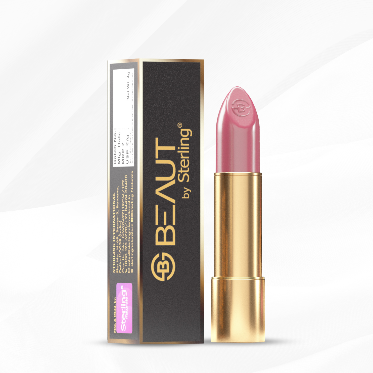 Super Lustrous Intense Glossy Lipstick, 12HR Long Stay, Smudge-Proof & Transfer-Proof (4 g)