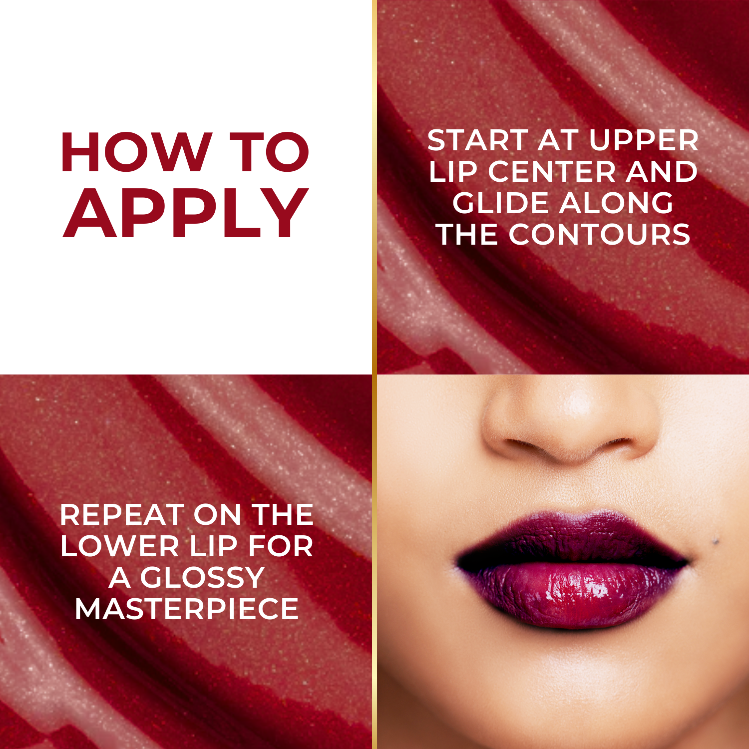 Super Lustrous Intense Glossy Lipstick, 12HR Long Stay, Smudge-Proof & Transfer-Proof (4 g)