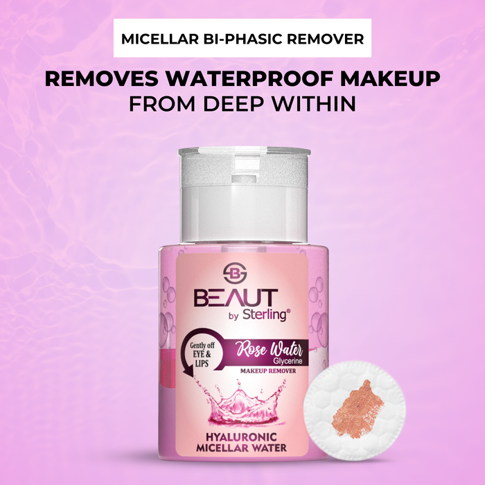 Micellar Cleansing Water & Makeup Remover - Rose