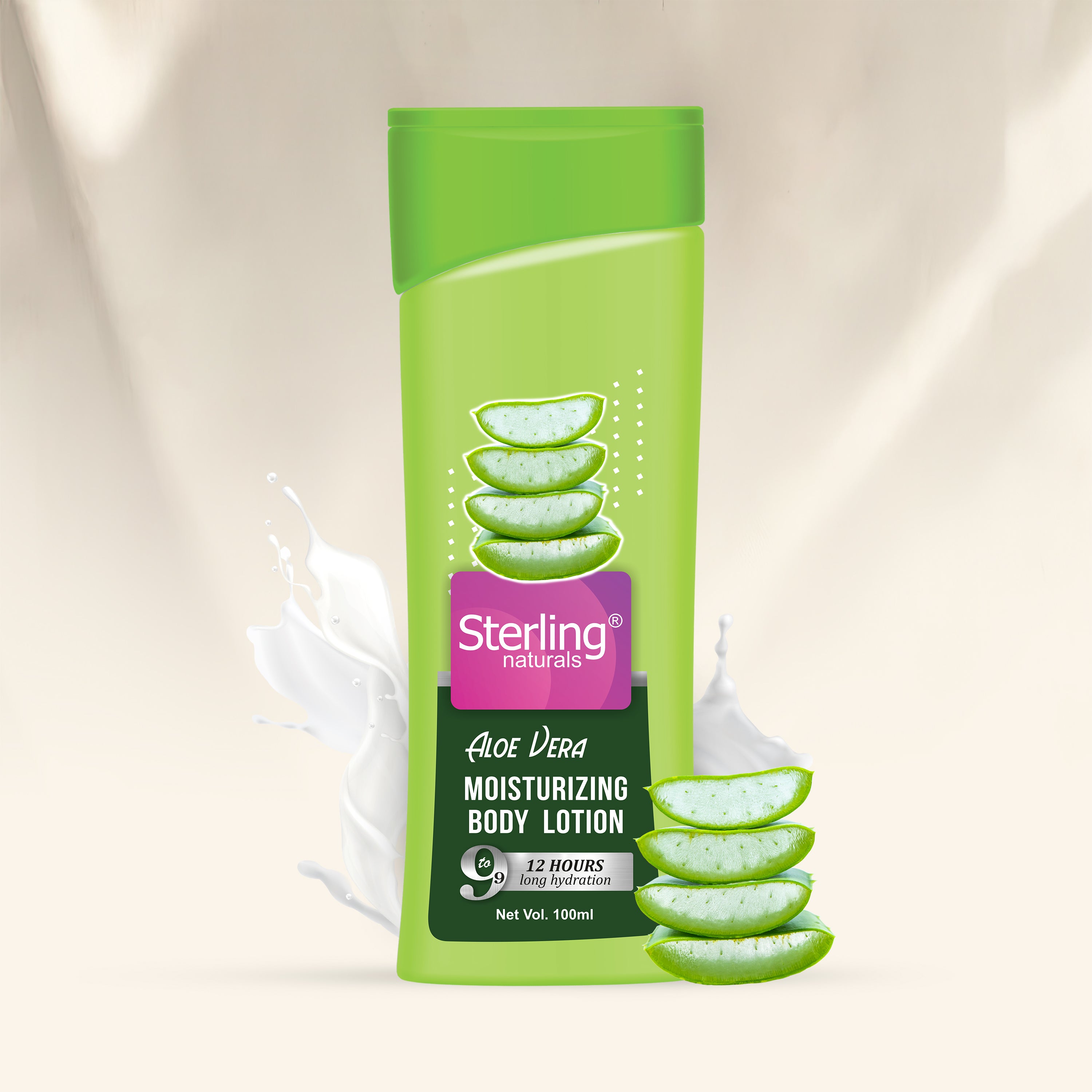 Sterling Naturals Moisturizing Body Lotion | Superlight & Non-Sticky Body Lotion for Hydration Boost (100ml)